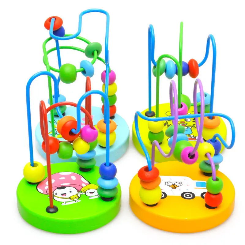 Brinquedos Educativos de Madeira para Crianças - Brinquedos Musicais e de Montar para o Desenvolvimento Infantil