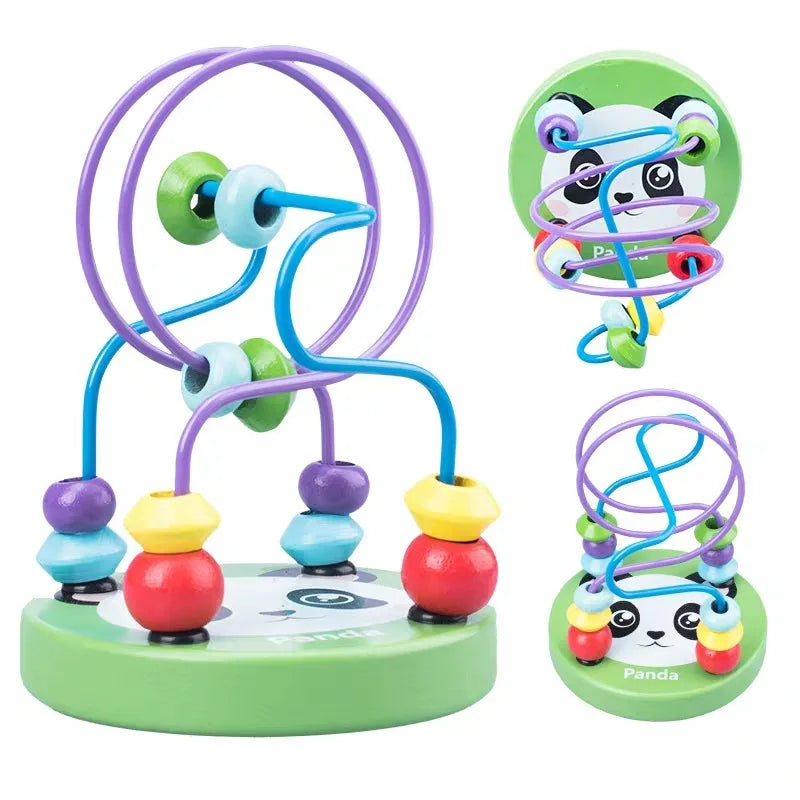 Brinquedos Educativos de Madeira para Crianças - Brinquedos Musicais e de Montar para o Desenvolvimento Infantil