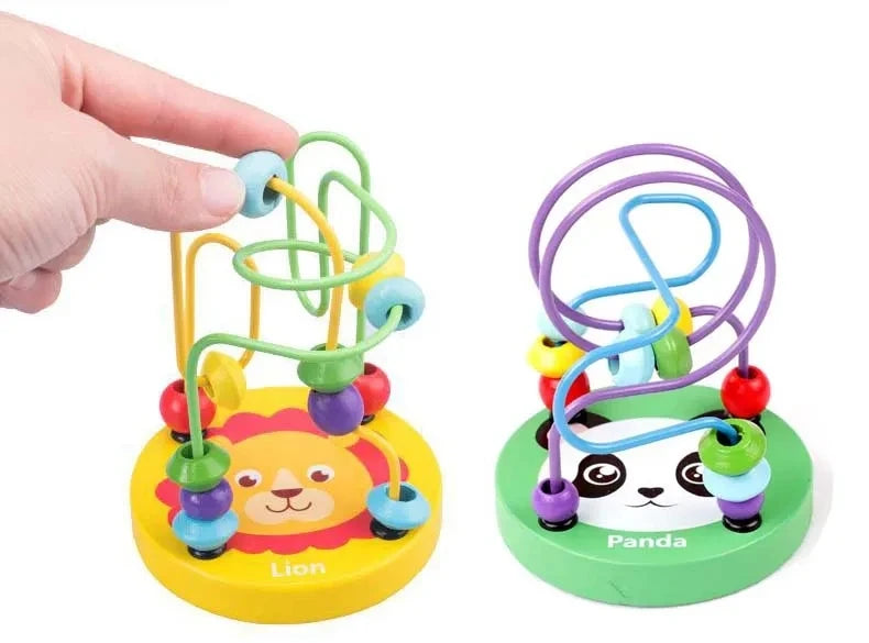 Brinquedos Educativos de Madeira para Crianças - Brinquedos Musicais e de Montar para o Desenvolvimento Infantil