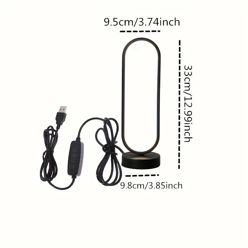 Luminária Moderno Minimalista Oval – Elegância e Sofisticação para Seu Ambiente