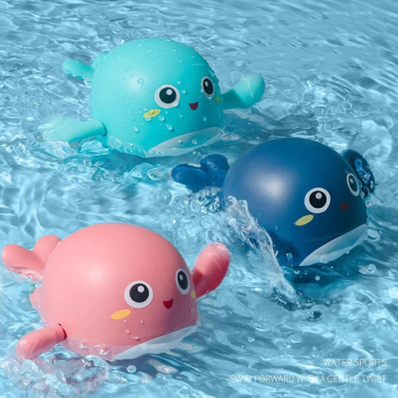 Brinquedo de Banho Golfinho para Bebês - Segurança e Diversão para Seu Filho