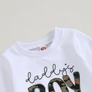 Conjunto de Moletom Para Meninos Camuflados.