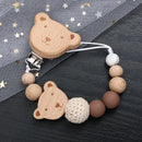 Prendedor de chupeta de silicone para Bebês e Gestantes - Seguro e Confortável