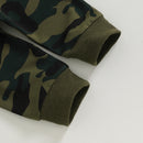 Conjunto de Moletom Para Meninos Camuflados.