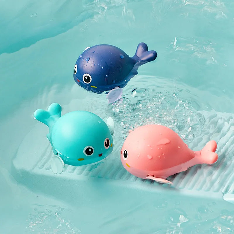 Brinquedo de Banho Golfinho para Bebês - Segurança e Diversão para Seu Filho