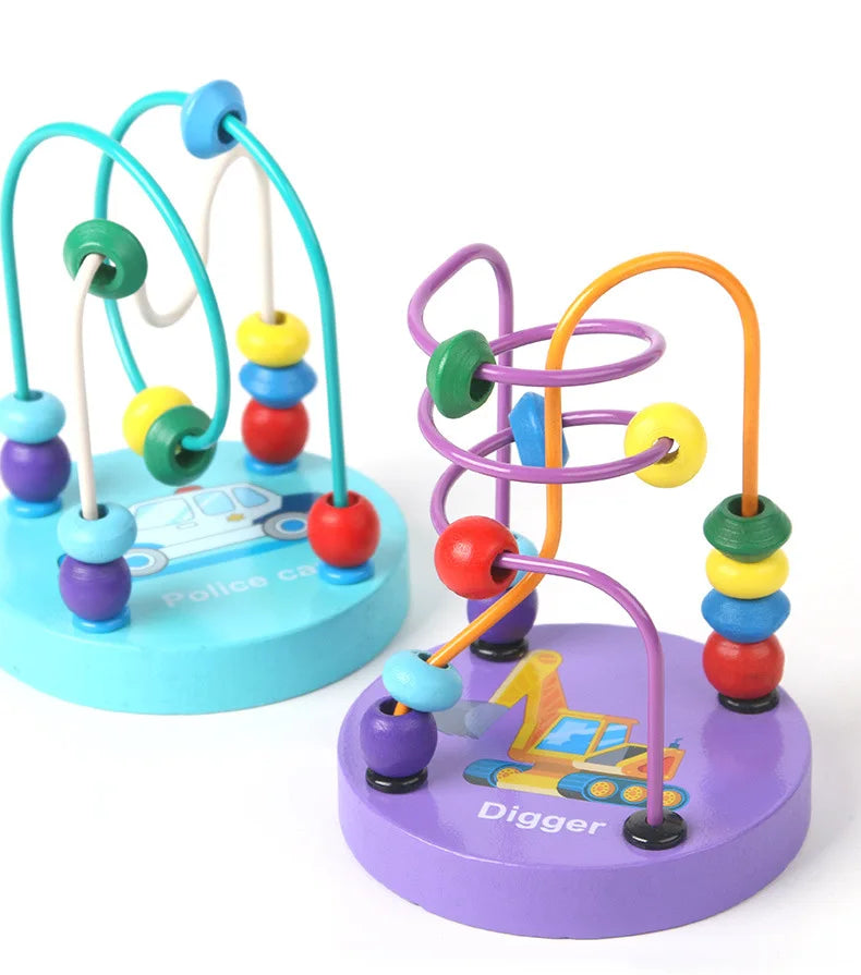 Brinquedos Educativos de Madeira para Crianças - Brinquedos Musicais e de Montar para o Desenvolvimento Infantil