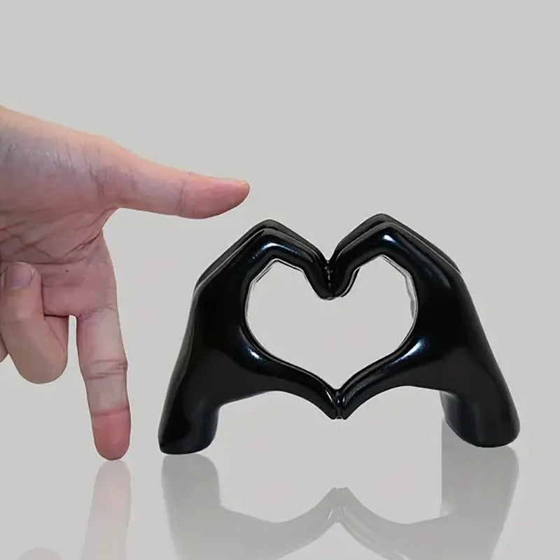 Estátuas de Gestos de Amor - Esculturas Decorativas para Presentes.