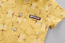 Conjunto Infantil Casual Floral - Camisa e Shorts para Menino de 1 a 3 anos | Lar e Bebê