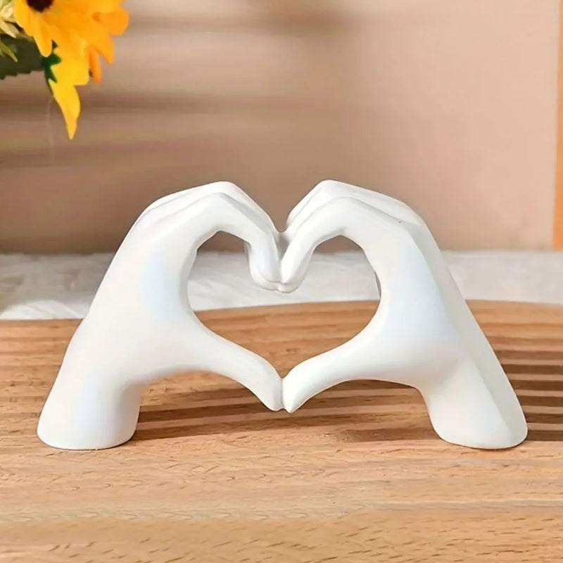 Estátuas de Gestos de Amor - Esculturas Decorativas para Presentes.