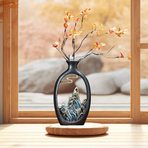 Vaso de Estilo Japonês Feng Shui - Decoração Harmônica para Seu Lar