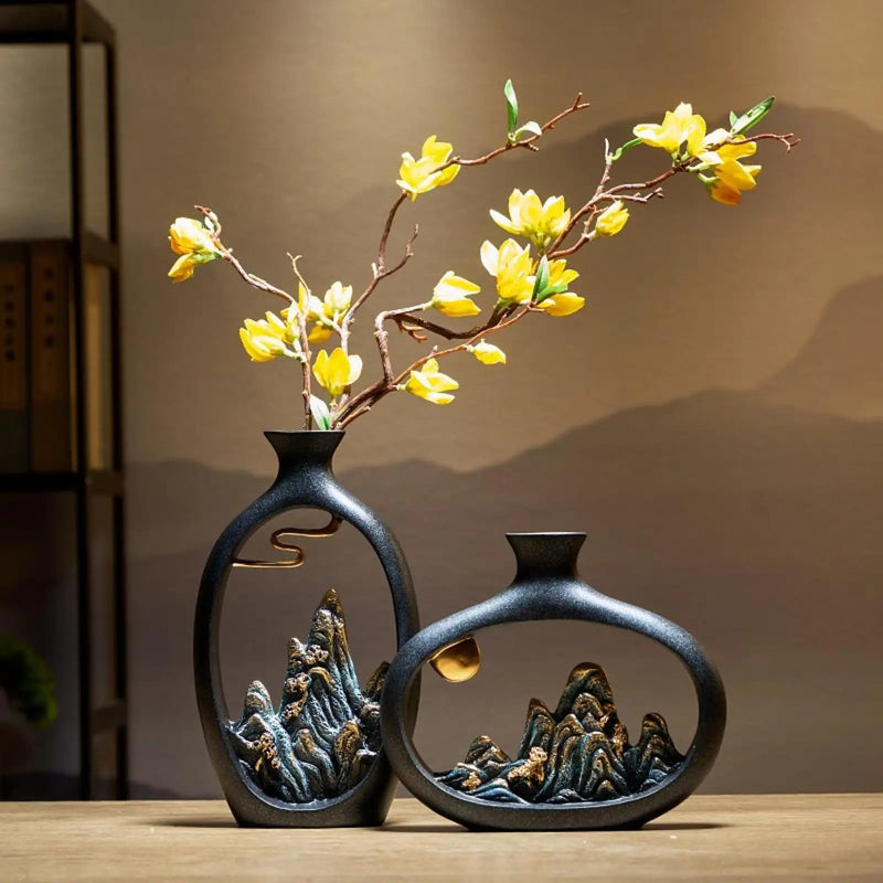 Vaso de Estilo Japonês Feng Shui - Decoração Harmônica para Seu Lar