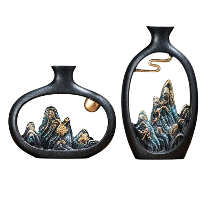 Vaso de Estilo Japonês Feng Shui - Decoração Harmônica para Seu Lar