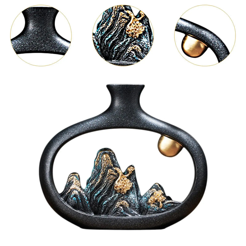 Vaso de Estilo Japonês Feng Shui - Decoração Harmônica para Seu Lar
