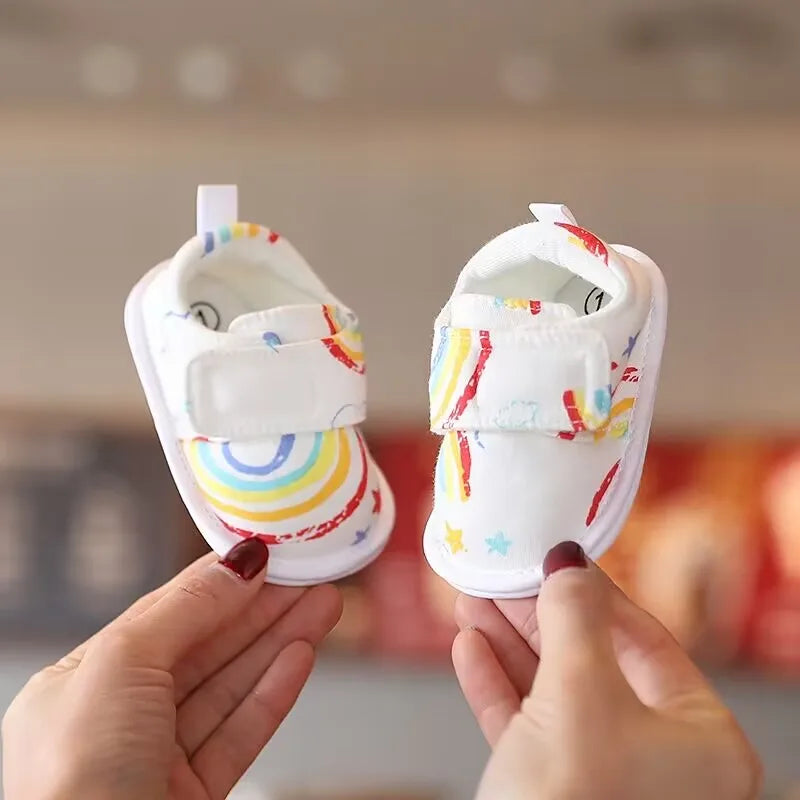 Sapato Infantil Anti-Slip para Primeiros Passos - Lar e Bebe