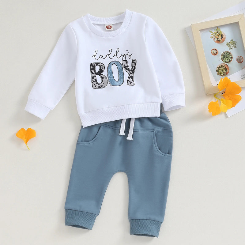 Conjunto de Moletom Para Meninos Camuflados.