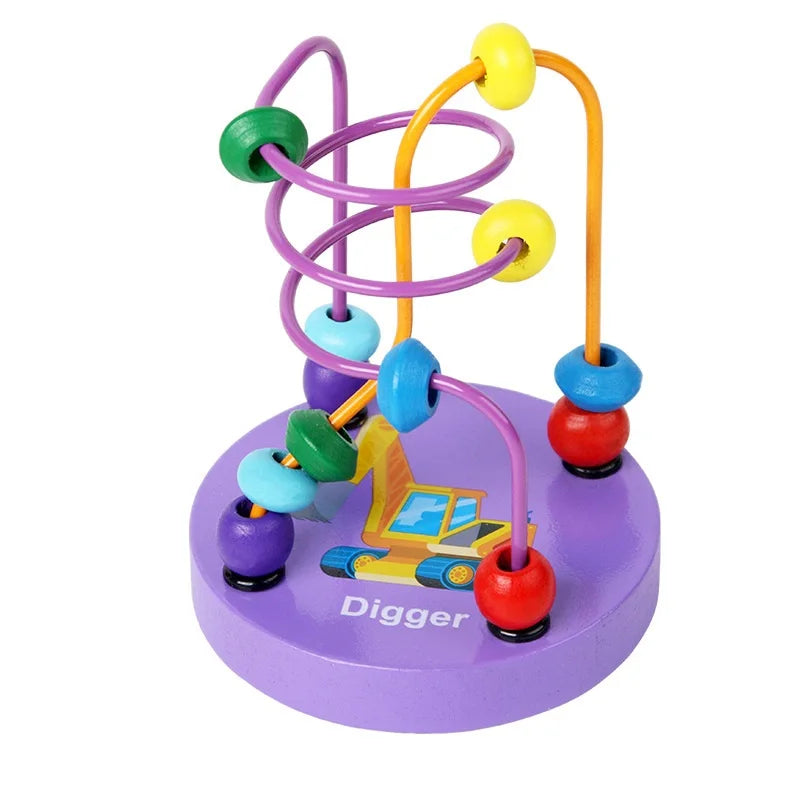 Brinquedos Educativos de Madeira para Crianças - Brinquedos Musicais e de Montar para o Desenvolvimento Infantil