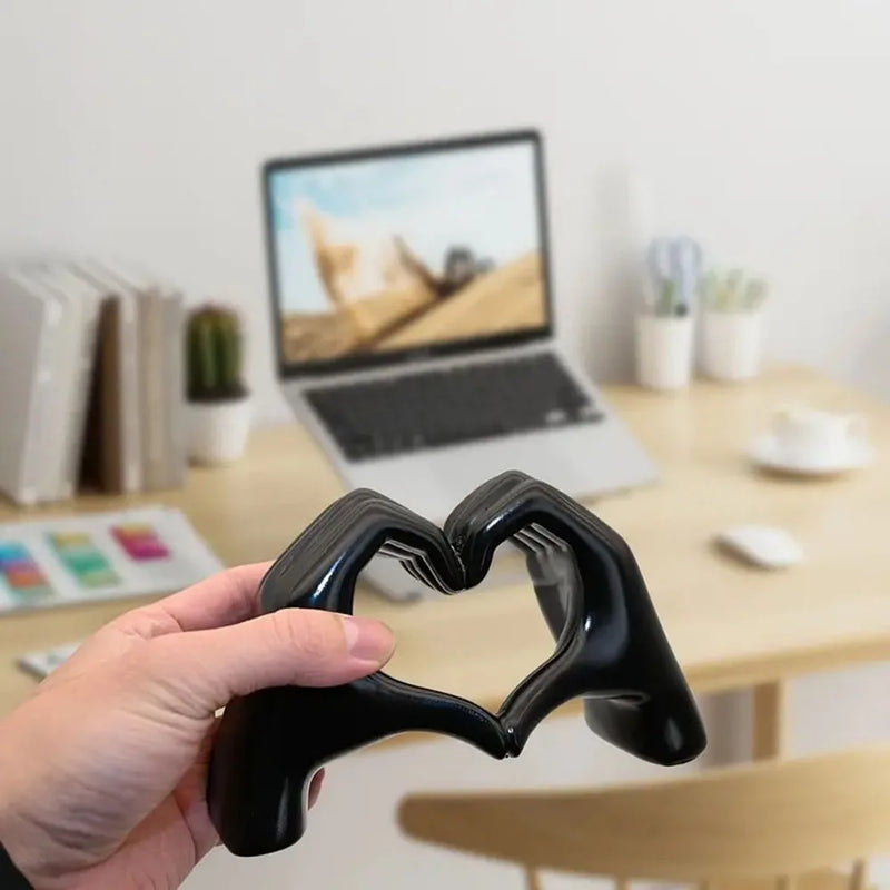 Estátuas de Gestos de Amor - Esculturas Decorativas para Presentes.