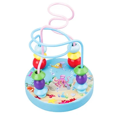 Brinquedos Educativos de Madeira para Crianças - Brinquedos Musicais e de Montar para o Desenvolvimento Infantil