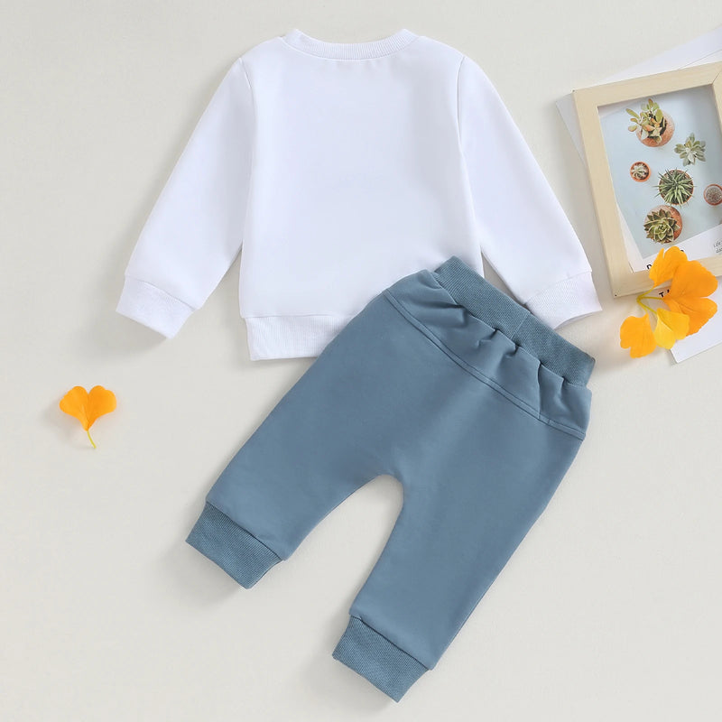 Conjunto de Moletom Para Meninos Camuflados.