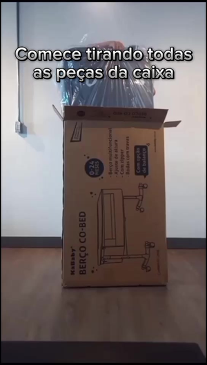 Berço Portátil Sleep 3 em 1 Moisés Co-bed Acopla na Cama - Cinza Kababy