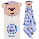 Naninha para Bebê com Prendedor de Chupeta Paninho de Bichinho Soft Antialérgico