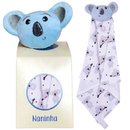 Naninha para Bebê com Prendedor de Chupeta Paninho de Bichinho Soft Antialérgico