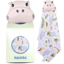 Naninha para Bebê com Prendedor de Chupeta Paninho de Bichinho Soft Antialérgico