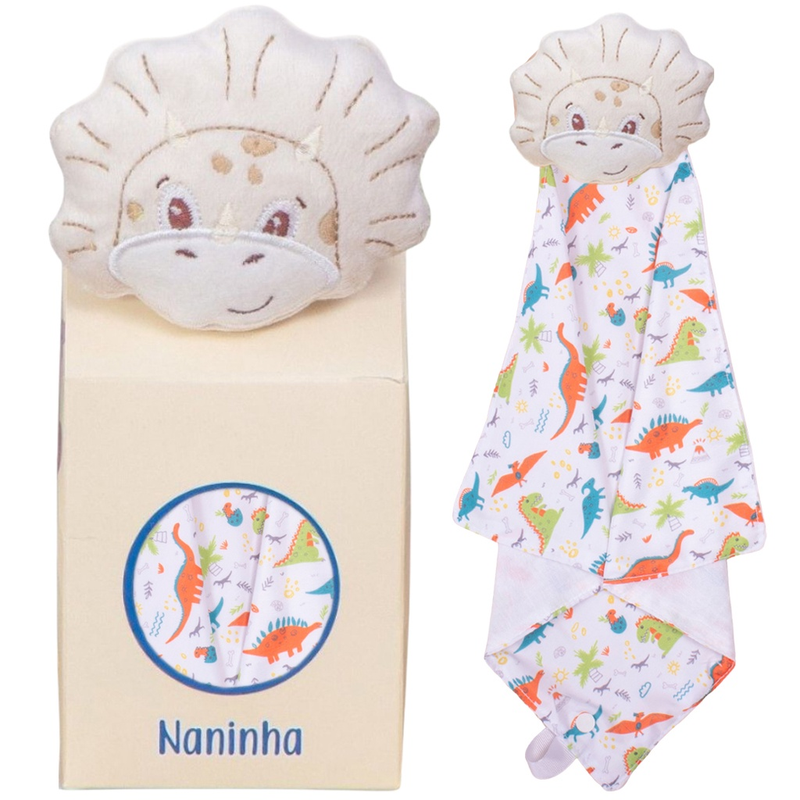 Naninha para Bebê com Prendedor de Chupeta Paninho de Bichinho Soft Antialérgico