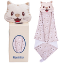 Naninha para Bebê com Prendedor de Chupeta Paninho de Bichinho Soft Antialérgico