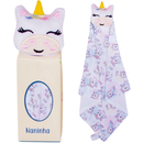 Naninha para Bebê com Prendedor de Chupeta Paninho de Bichinho Soft Antialérgico