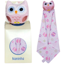Naninha para Bebê com Prendedor de Chupeta Paninho de Bichinho Soft Antialérgico
