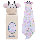 Naninha para Bebê com Prendedor de Chupeta Paninho de Bichinho Soft Antialérgico