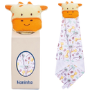 Naninha para Bebê com Prendedor de Chupeta Paninho de Bichinho Soft Antialérgico