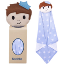 Naninha para Bebê com Prendedor de Chupeta Paninho de Bichinho Soft Antialérgico