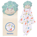 Naninha para Bebê com Prendedor de Chupeta Paninho de Bichinho Soft Antialérgico