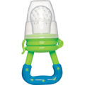 Chupeta Alimentadora Silicone Macio Bebê Porta Frutinha Sugador Introdução Alimentar Azul Rosa Buba - Lar e Bebê