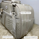 bolsa maternidade com faixa 4 peças luxo mochila bolsa pequena e trocador para bebê menino e menina