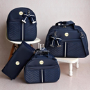 Bolsa Maternidade Luxo 4 Peças – Mochila, Bolsa Pequena e Trocador para Bebê