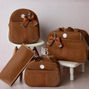 Bolsa Maternidade Luxo 4 Peças – Mochila, Bolsa Pequena e Trocador para Bebê