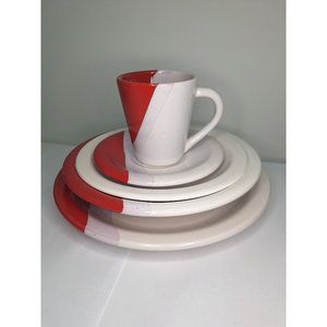 Aparelho de Jantar em Cerâmica com 20 Peças – Design Sofisticado e Alta Durabilidade