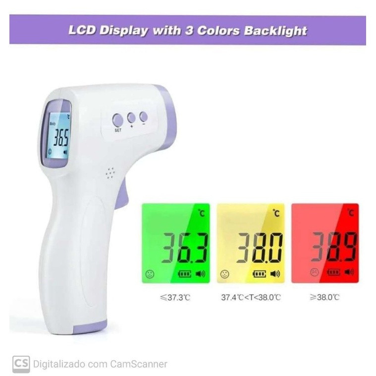 Medição de temperatura corporal do bebê temperatura portátil Digital segunda temperatura arma termômetro infravermelho