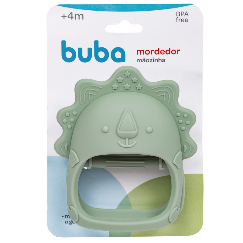 Mordedor Bebê Luva Silicone Mãozinha Buba ®