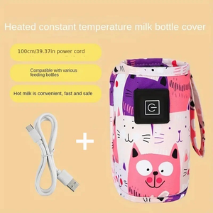 Aquecedor de Mamadeira USB Portátil com Regulagem de Temperatura