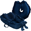 Ninho Redutor de Berço com Almofada de Amamentação | Kit 2 Peças Completo