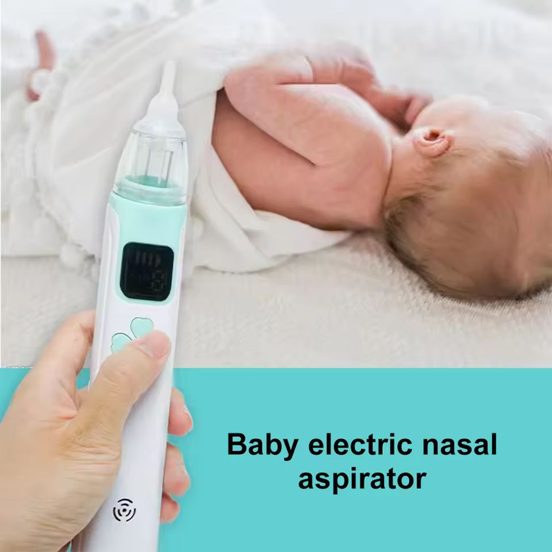Aspirador Nasal Elétrico para Bebês 2025 Nova Versão Carregável Aspirador Nasal para Recém-Nascidos