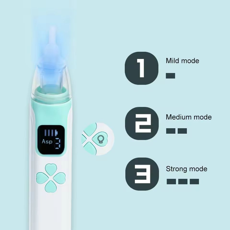 Aspirador Nasal Elétrico para Bebês 2025 Nova Versão Carregável Aspirador Nasal para Recém-Nascidos